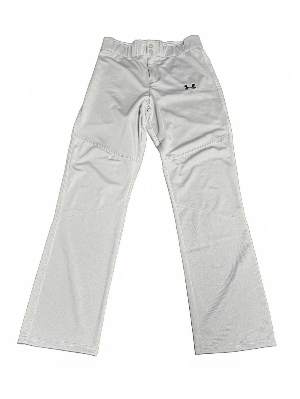 Under Armour Mens Utility Baseball Pants M Gray Open Bottom Hem 32X32 EUC
